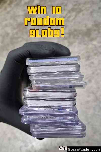 10 x Random 1 oz Silver Graded Slabs - InvestorCrate.com