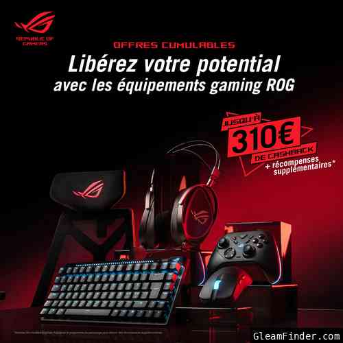GAGNEZ DES PÉRIPHÉRIQUES ROG POUR L'ÉTÉ