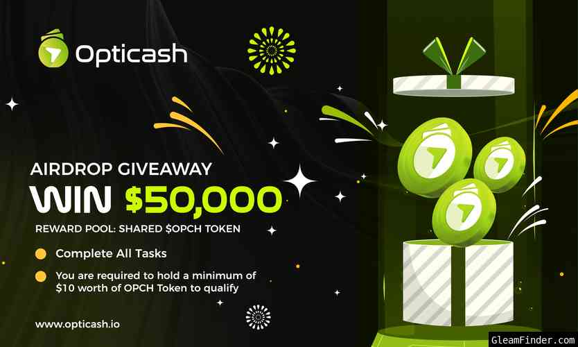 🔥 $OPCH Tokens Worth Of $50000 USD Giveaway 🔥