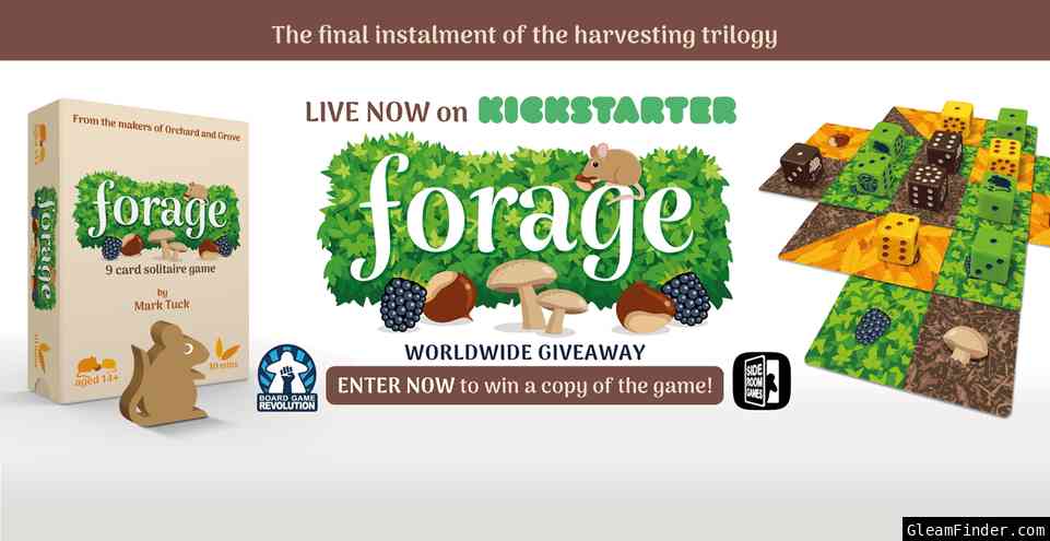 FORAGE | Official Giveaway