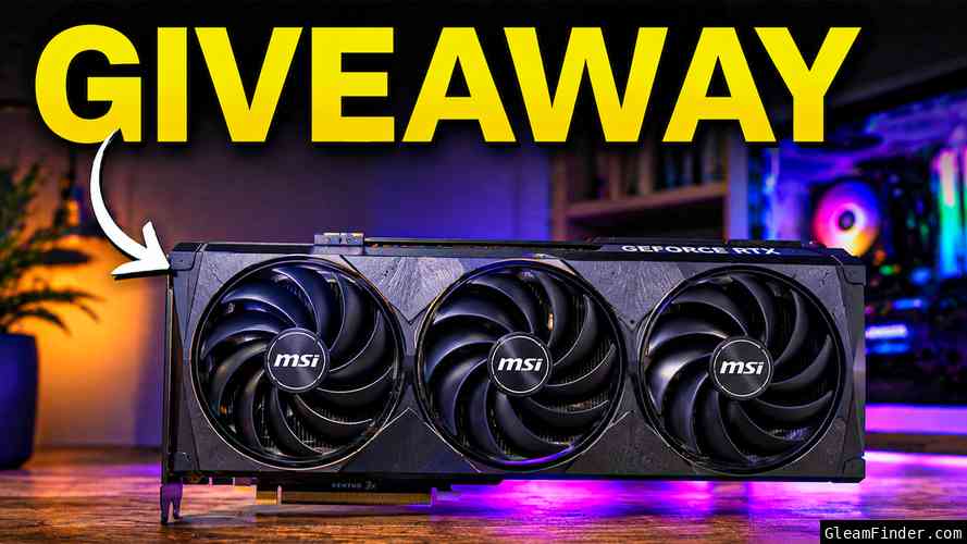 SELLGPU MSI Ventus 3x Black 5070Ti Graphics Card Giveaway Event!