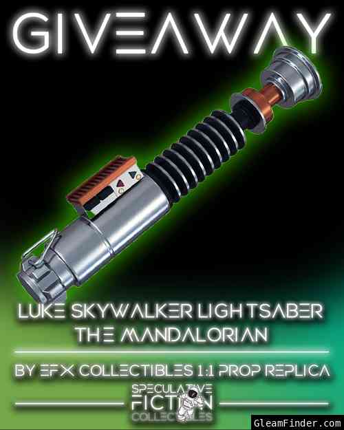 The Mandalorian - Luke Skywalker Lightsaber Life-Size Prop Replica Giveaway