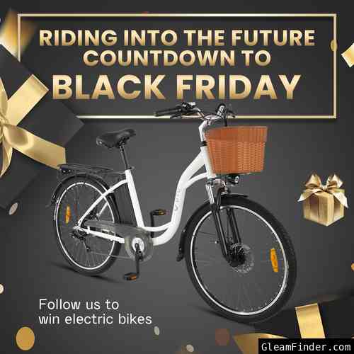 Countdown to Black Friday E-Bike Giveaway!