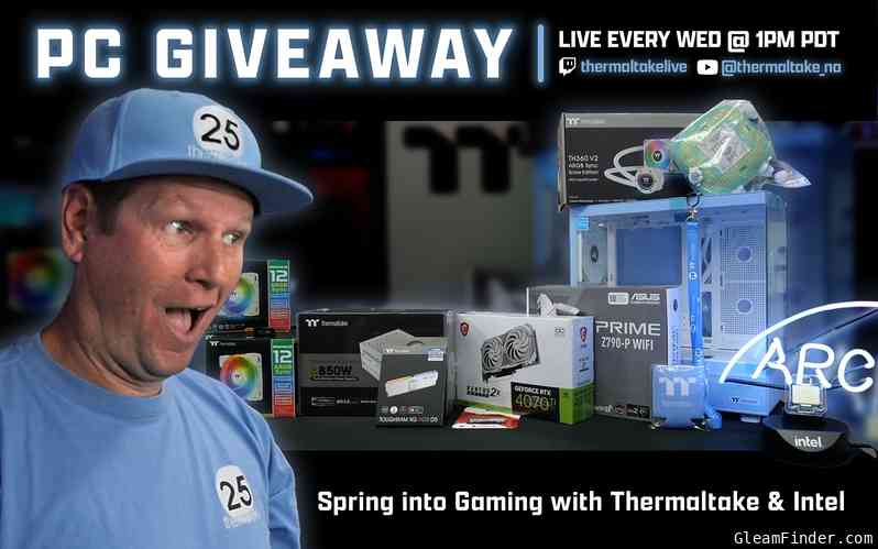 Spring ahead with Intel 🔹 Thermaltake Gaming PC giveaway