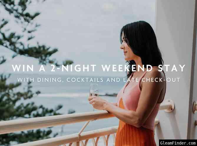 Win a 2-night Weekender at Crowne Plaza Terrigal Pacific