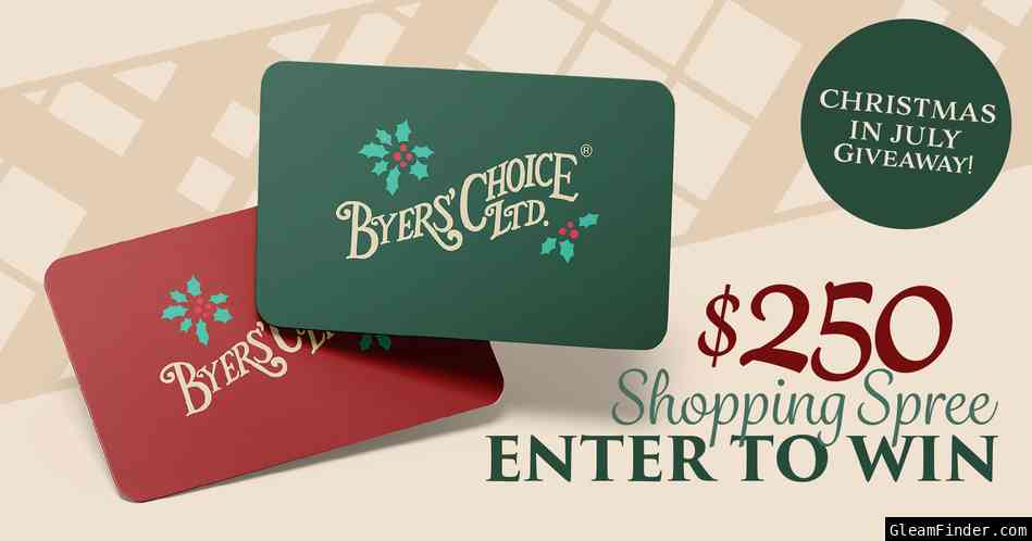 July Giveaway