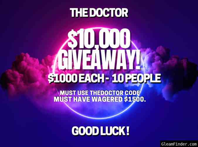 $10,000 GAMDOM BALANCE GIVEAWAY | $1000 TO 10 PEOPLE!