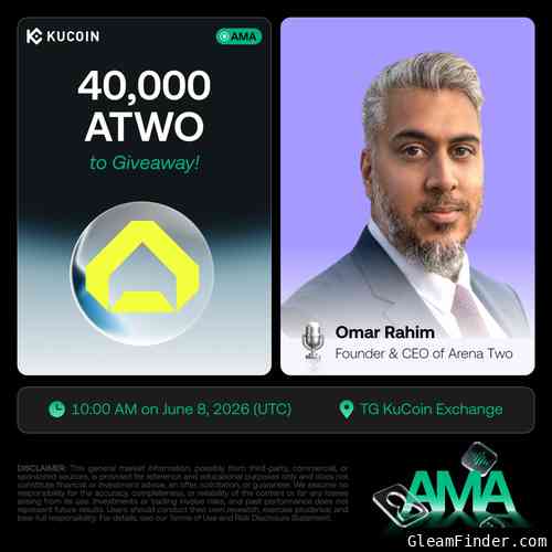 Arena Two (ATWO) Pre-AMA Campaign: 40,000 ATWO To Be Won!