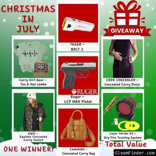 GWG Christmas in July Giveaway ($1,500 + Value)