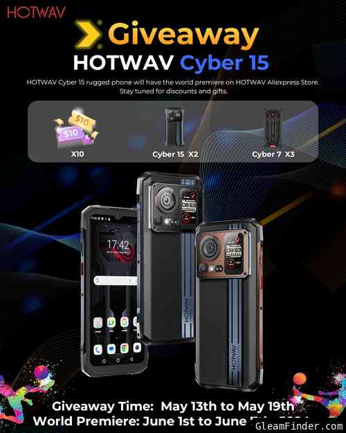 HOTWAV Cyber 15 Giveaway Campaign