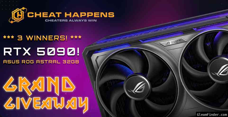 Cheat Happens ASUS ROG ASTRAL RTX 5090 Giveaway