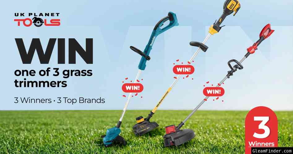 WIN A TOP BRAND GRASS TRIMMER