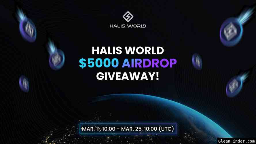 HALIS WORLD $5000 AIRDROP GIVEAWAY!