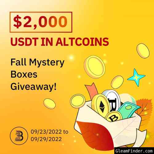 BitMart Fall Mystery Boxes Giveaway