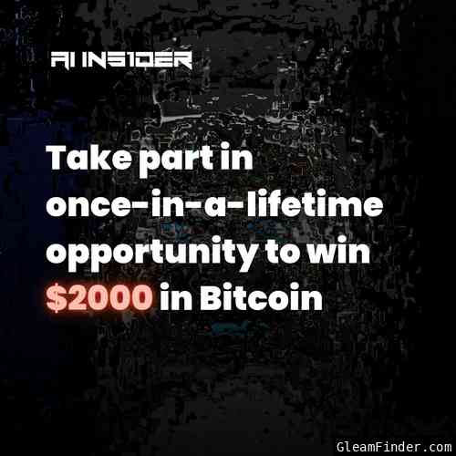 Unlock the Future with AI Insider: Win $2000 in BTC and Stay Ahead of the AI Game!