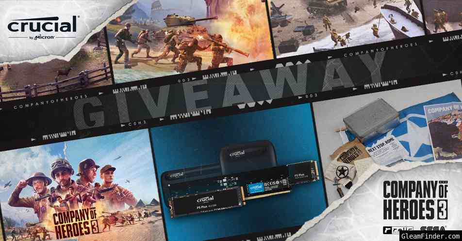 Crucial x Company of Heroes 3 Giveaway