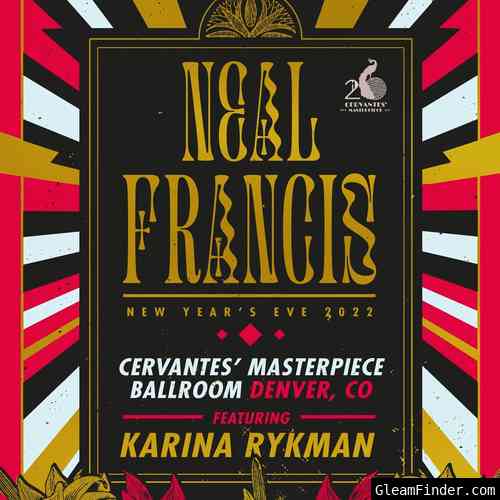 Neal Francis w/ Karina Rykman at Cervantes, 12/31