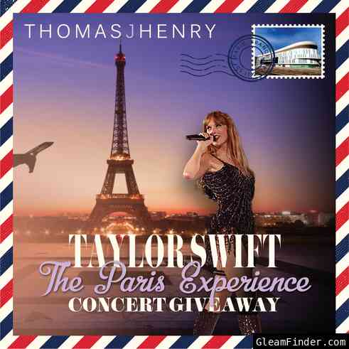 (USA) Taylor Swift Concert Giveaway: The Paris Experience