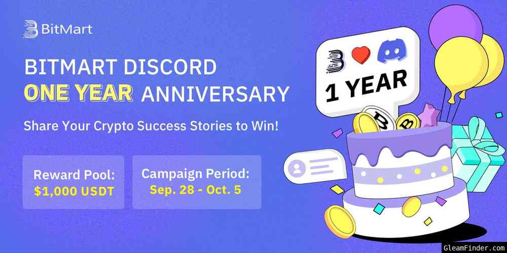 BitMart Discord First Anniversary - “Share Your Story” Contest