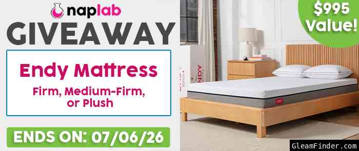 Endy Mattress Giveaway 2026