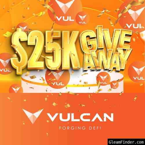 Vulcan Blockchain $25,000USD Giveaway!