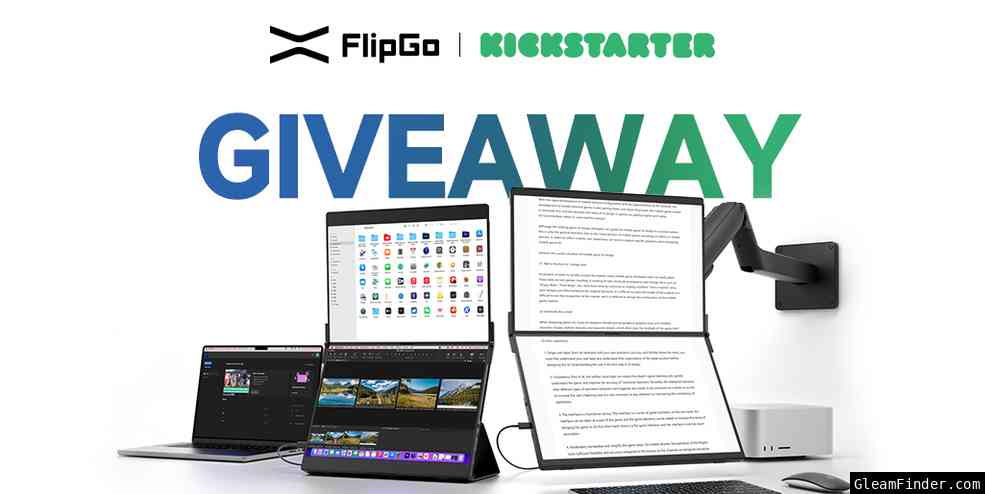 FlipGo Kickstarter Campaign giveaway