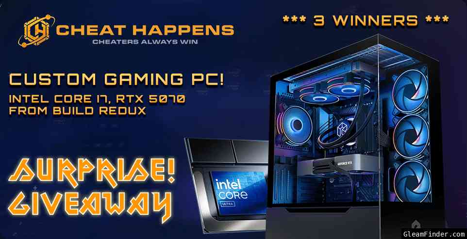 Cheat Happens BUILD REDUX GAMING PC Giveaway