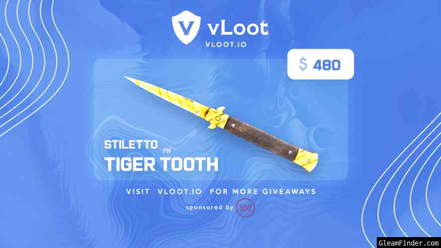Stiletto Knife Tiger Tooth FN Giveaway