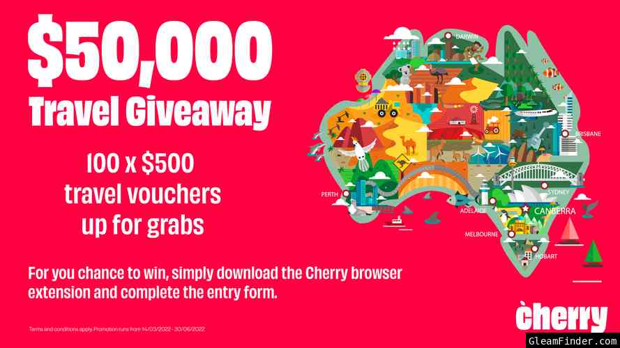 Win a share of $25,000 of Travel Vouchers