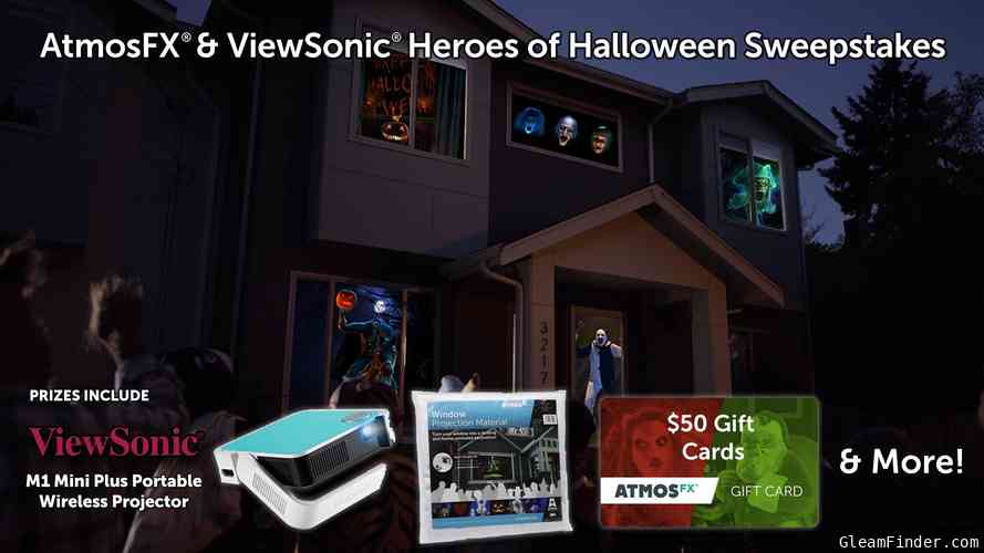 ViewSonic® & AtmosFX® Heroes of Halloween Sweepstakes