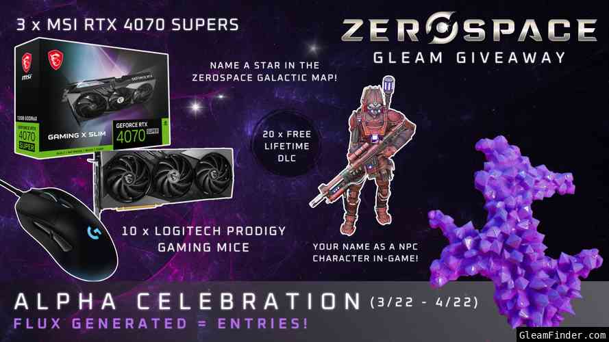 ZeroSpace Alpha Celebration