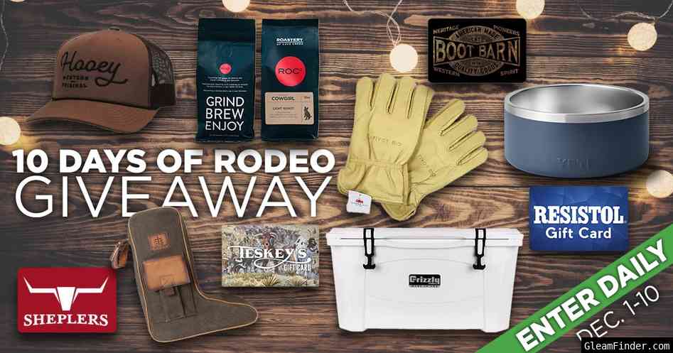 10 Days of Rodeo Giveaways