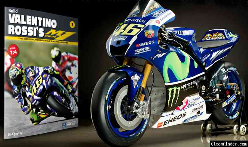 Deagostini Collectibles Rossi Bike 1:4 Buildup Scale Model Giveaway