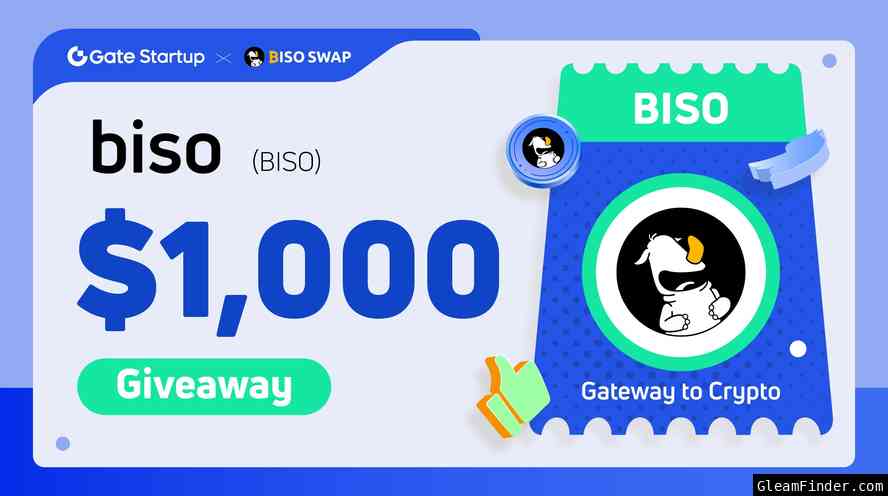 Startup x $biso(BISO) $1,000 Giveaway