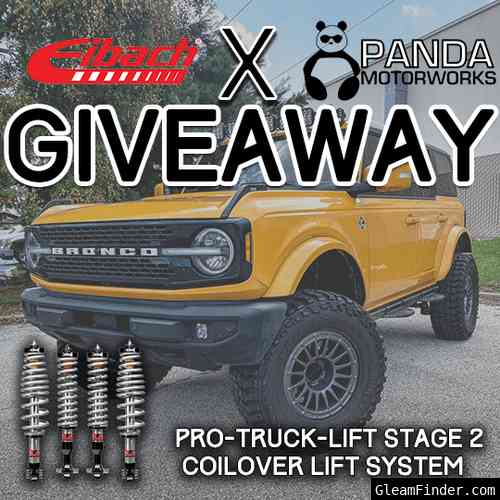 Panda Motorworks X Eibach Ford Bronco Coilover Giveaway