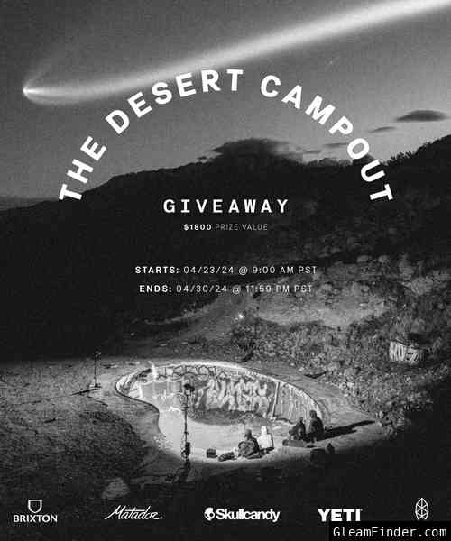 Desert Campout Giveaway