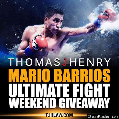 Thomas J. Henry's Ultimate Fight- Weekend Giveaway  🥊