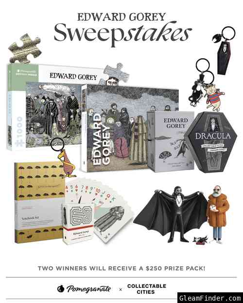 Gorey Sweepstakes with Collectable Cities