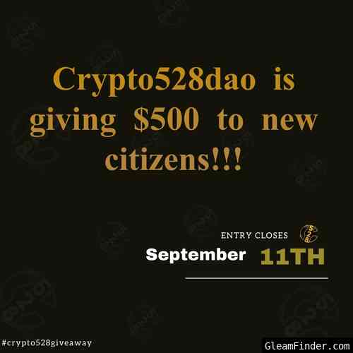 Crypto528 is giving $2500 worth of NFTs to 10 citizens !!!