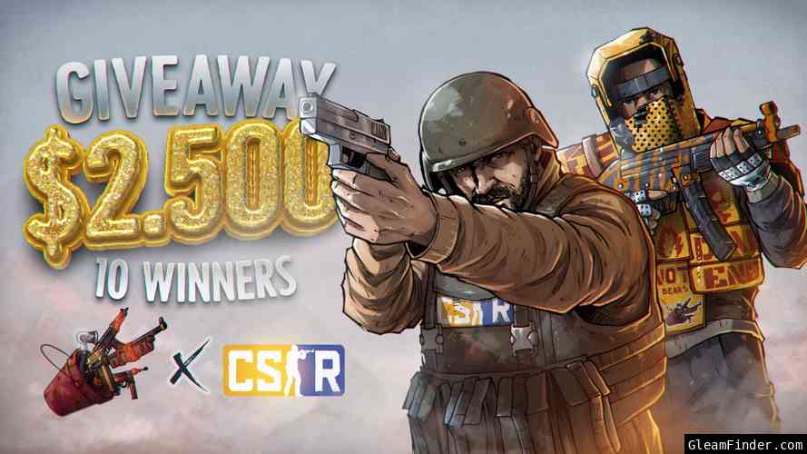 $2500 | 10 winners | $250 each in skins giveaway !