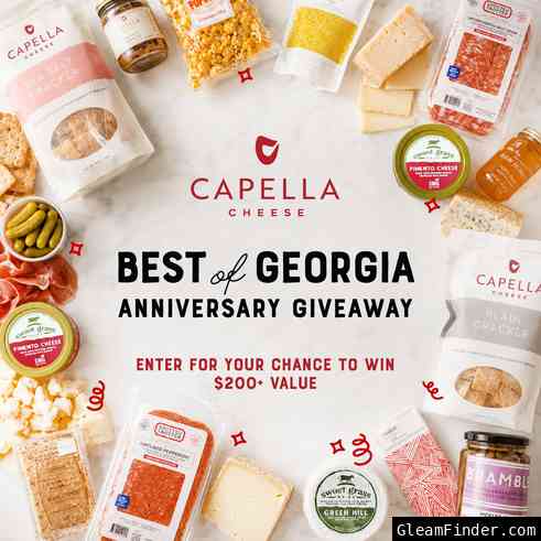Capella Cheese Best of Georgia Giveaway