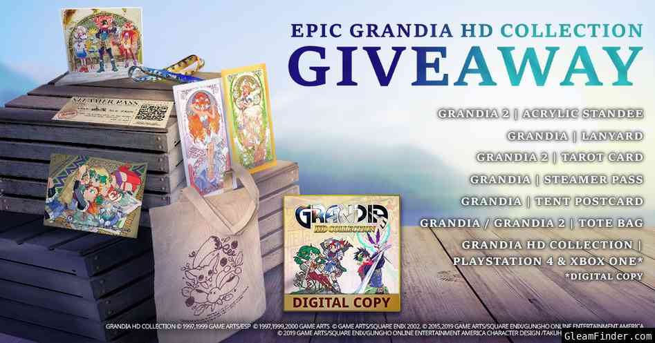 GRANDIA HD Collection PlayStation & Xbox Giveaway!