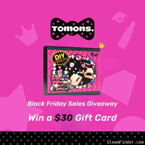 Black Friday Sales Giveaway-Win a $30 Gift Card