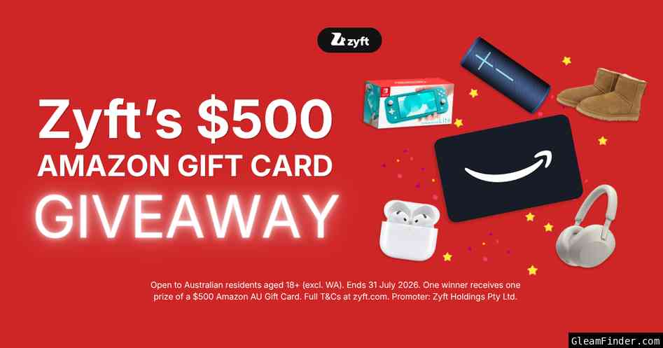 Zyft's July Giveaway - $500 Amazon Voucher