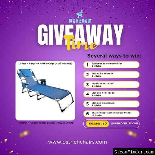Ostrich Chair Giveaway