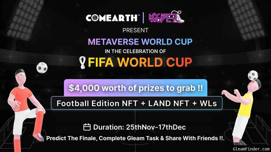 COMEARTH X HyperMove- Metaverse World Cup Event