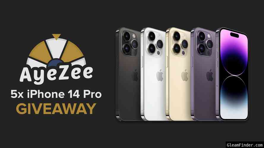 5x iPhone 14 Pro Giveaway