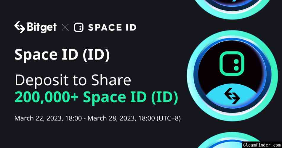 200,000+ $ID Prize Pool & 1,000 $BGB to Grab during #SPACEID Campaign