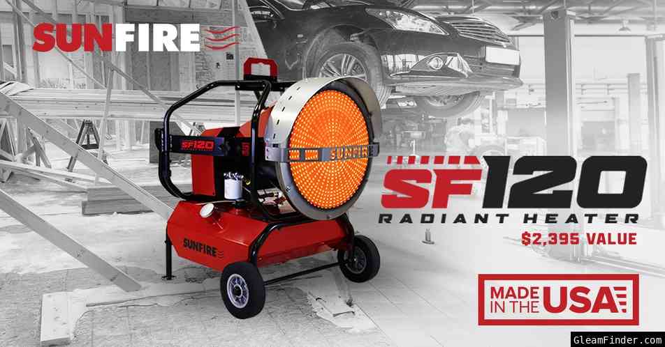 Win a FREE SUNFIRE SF120 Radiant Heater