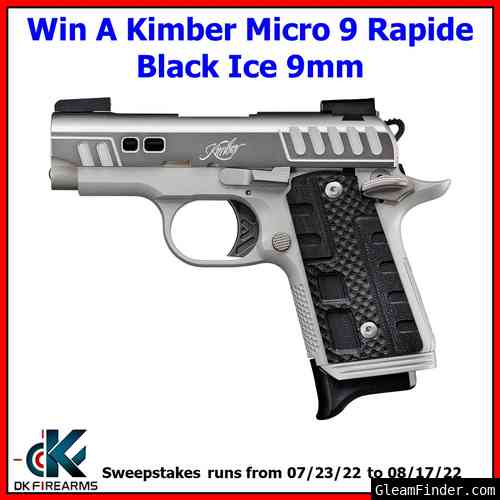 Win A Kimber Micro 9 Rapide Black Ice 9mm